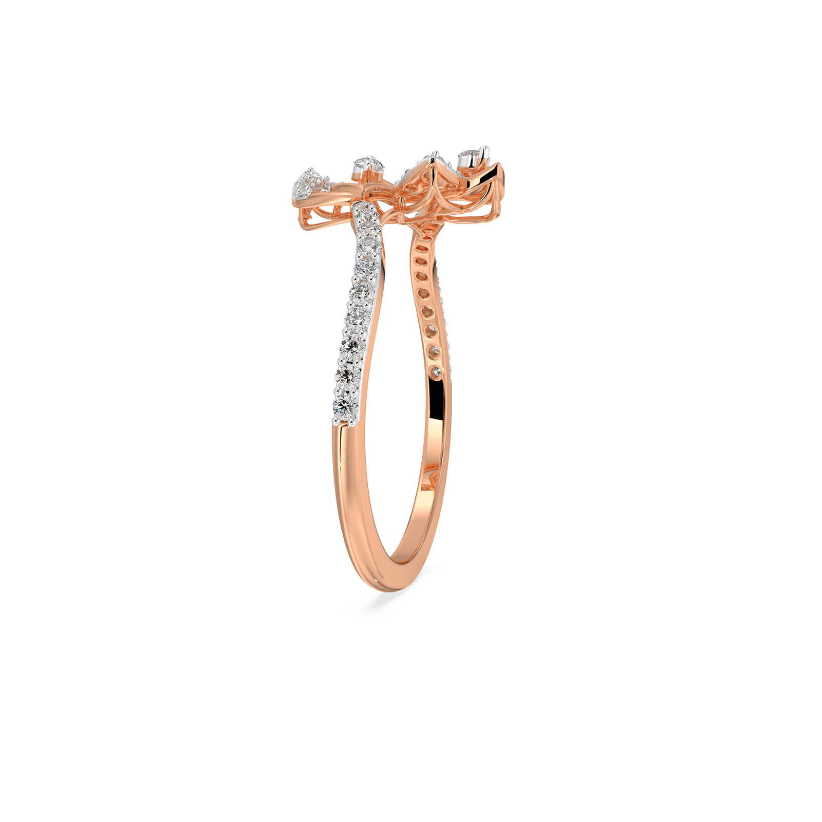 DIAMOND LADIES RING 18CT