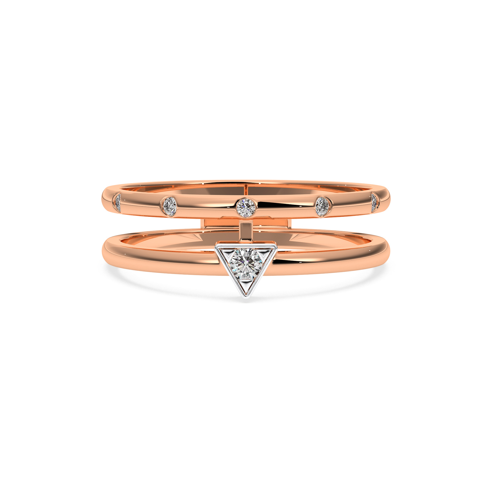 DIAMOND LADIES RING 18CT