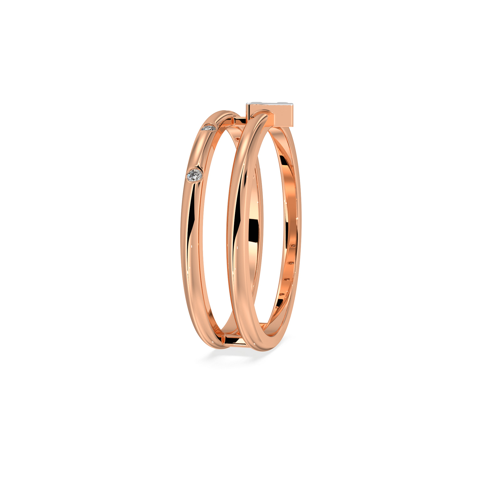 DIAMOND LADIES RING 18CT