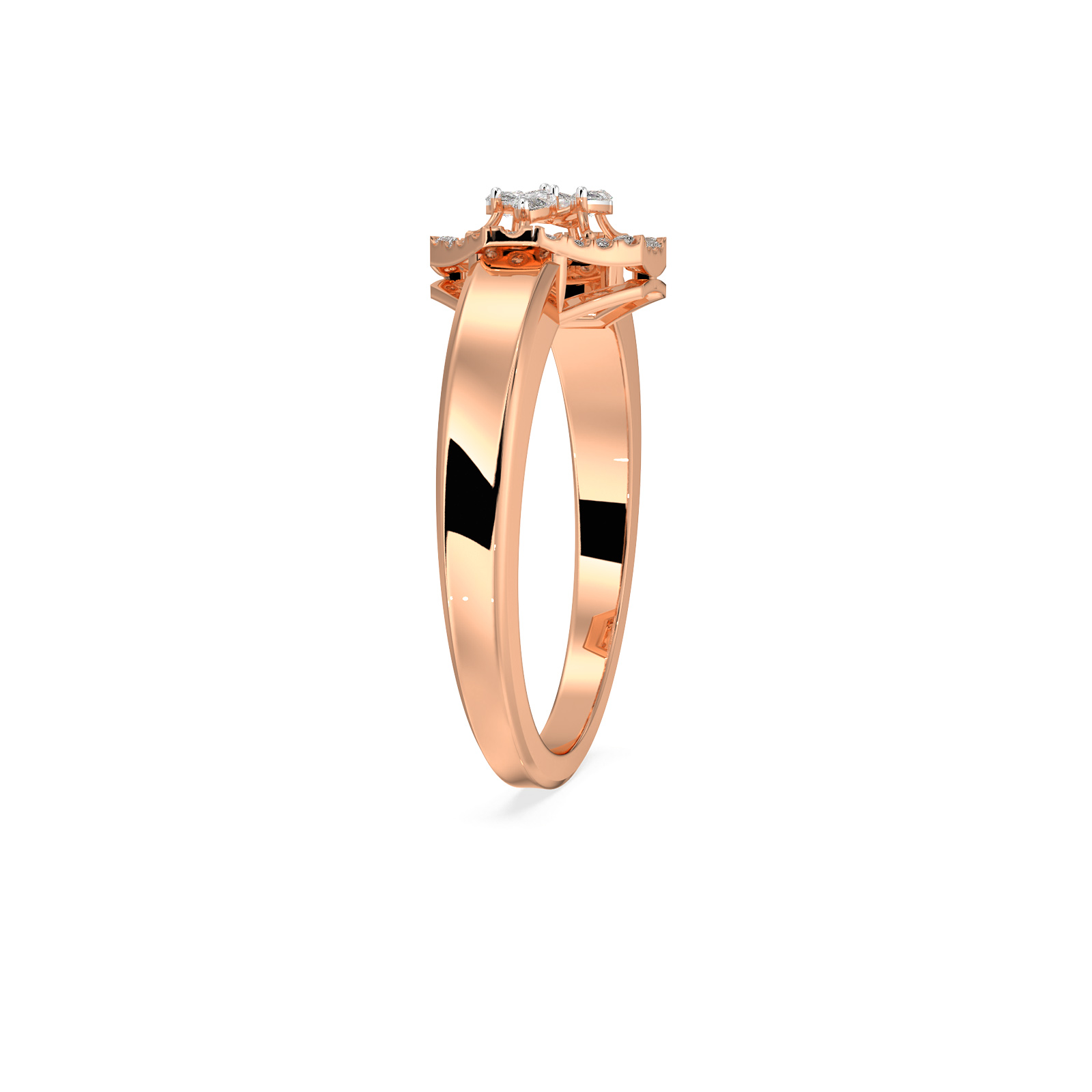 DIAMOND LADIES RING 18CT