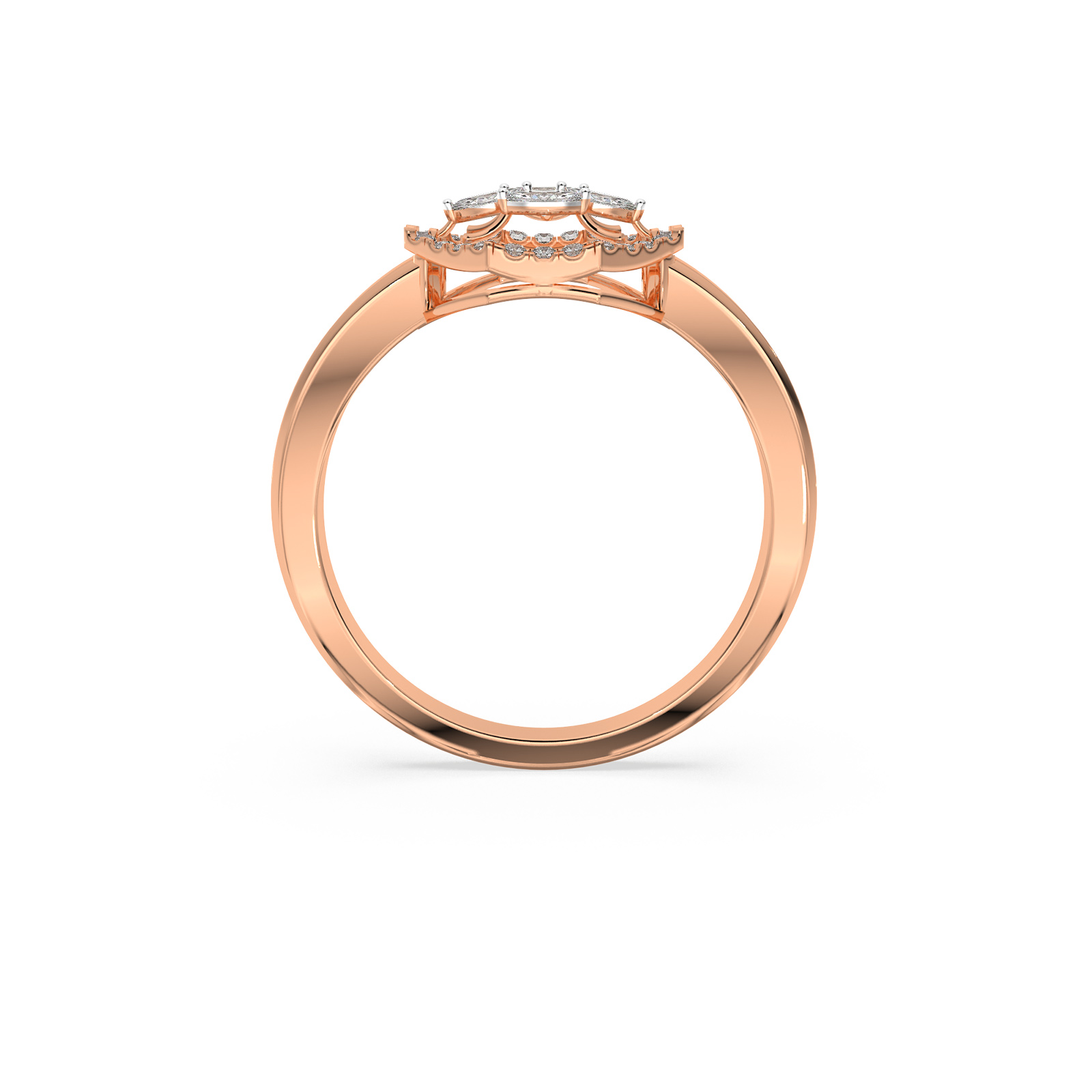 DIAMOND LADIES RING 18CT