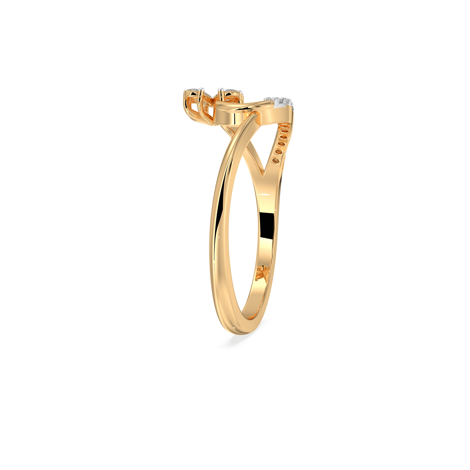 DIAMOND LADIES RING 18CT