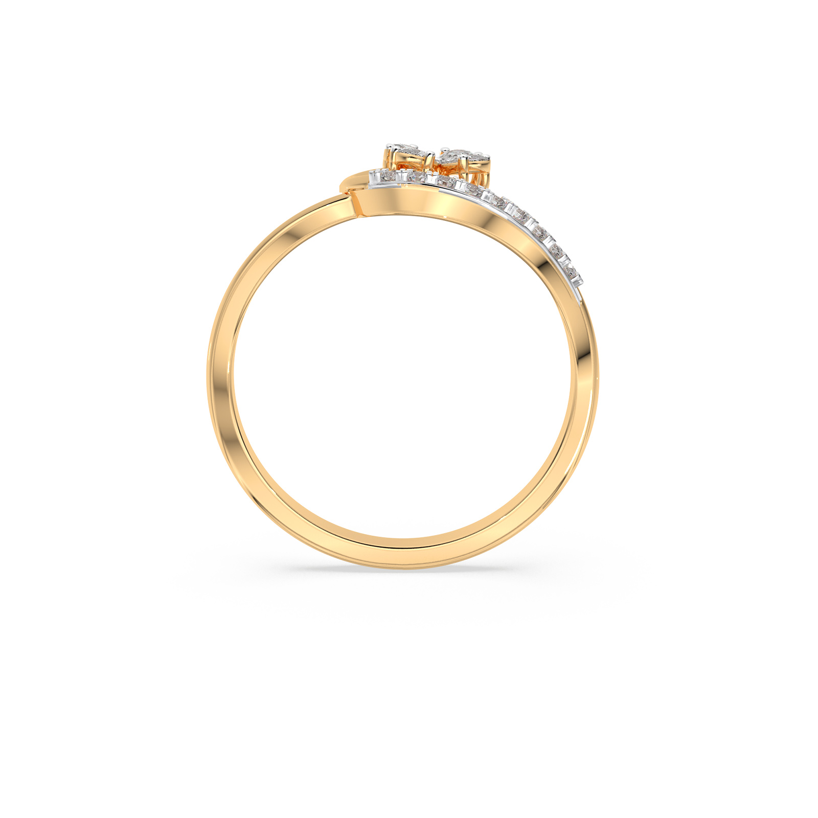 DIAMOND LADIES RING 18CT