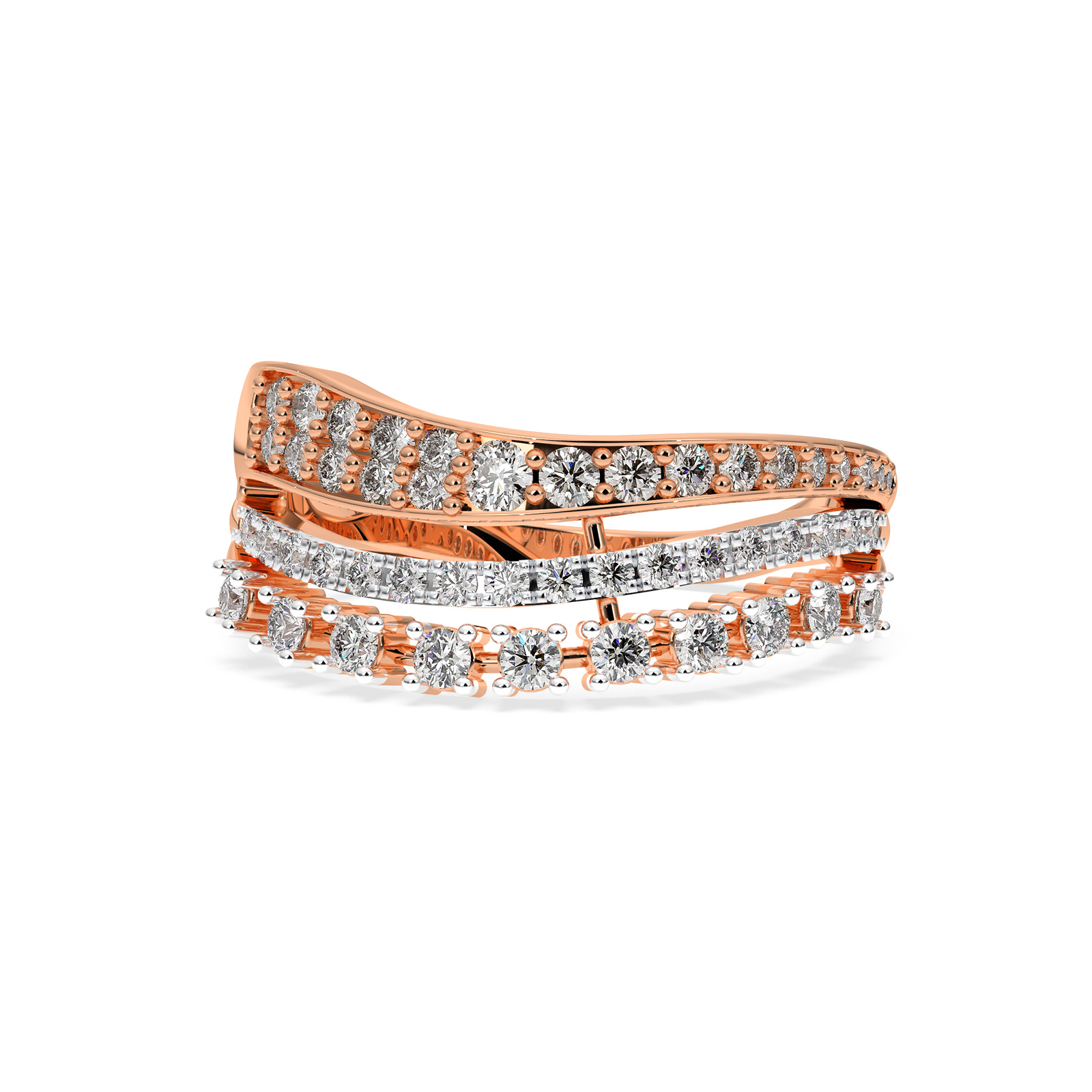 DIAMOND LADIES RING 18CT
