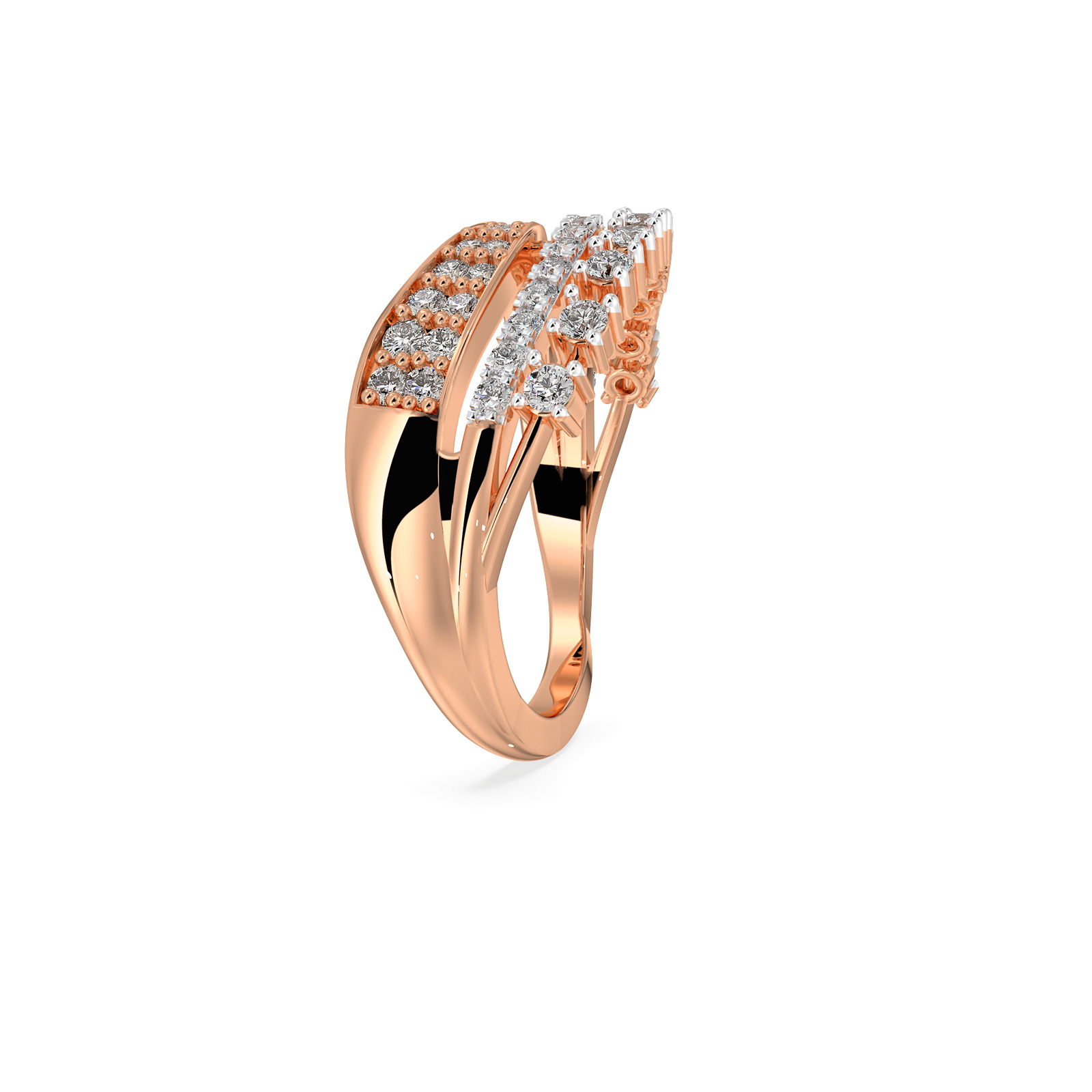 DIAMOND LADIES RING 18CT