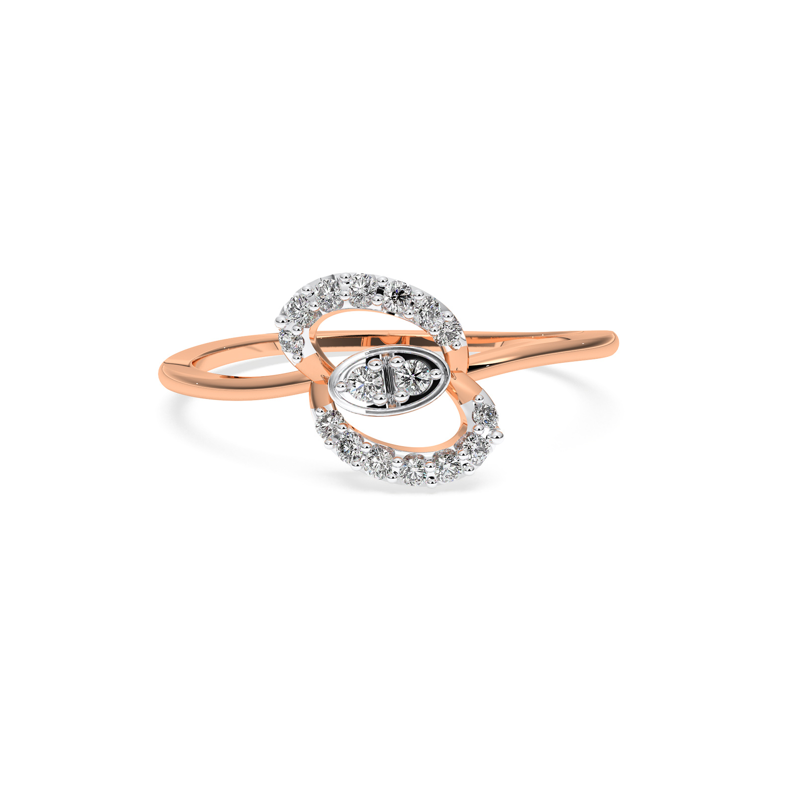 DIAMOND LADIES RING 18CT