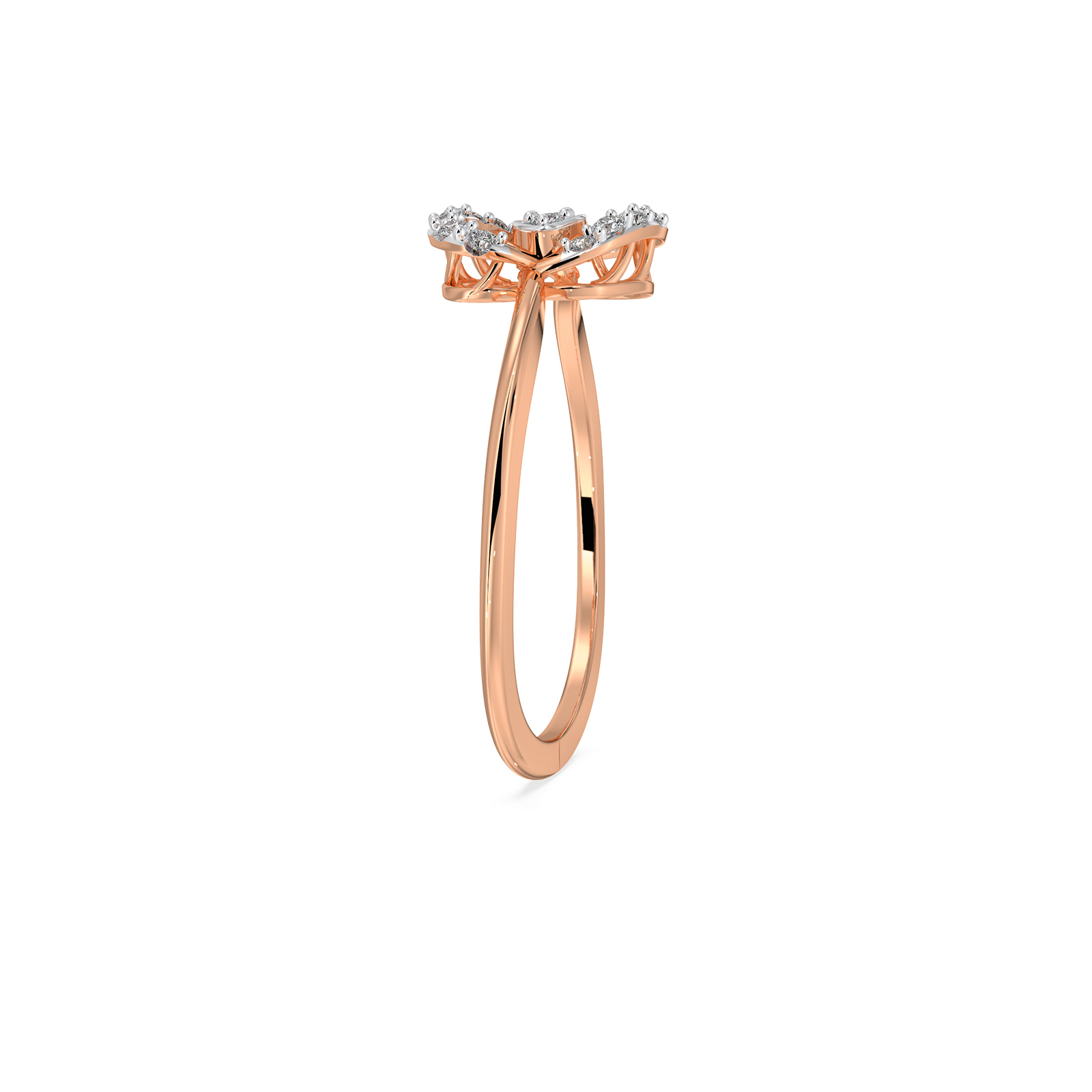 DIAMOND LADIES RING 18CT