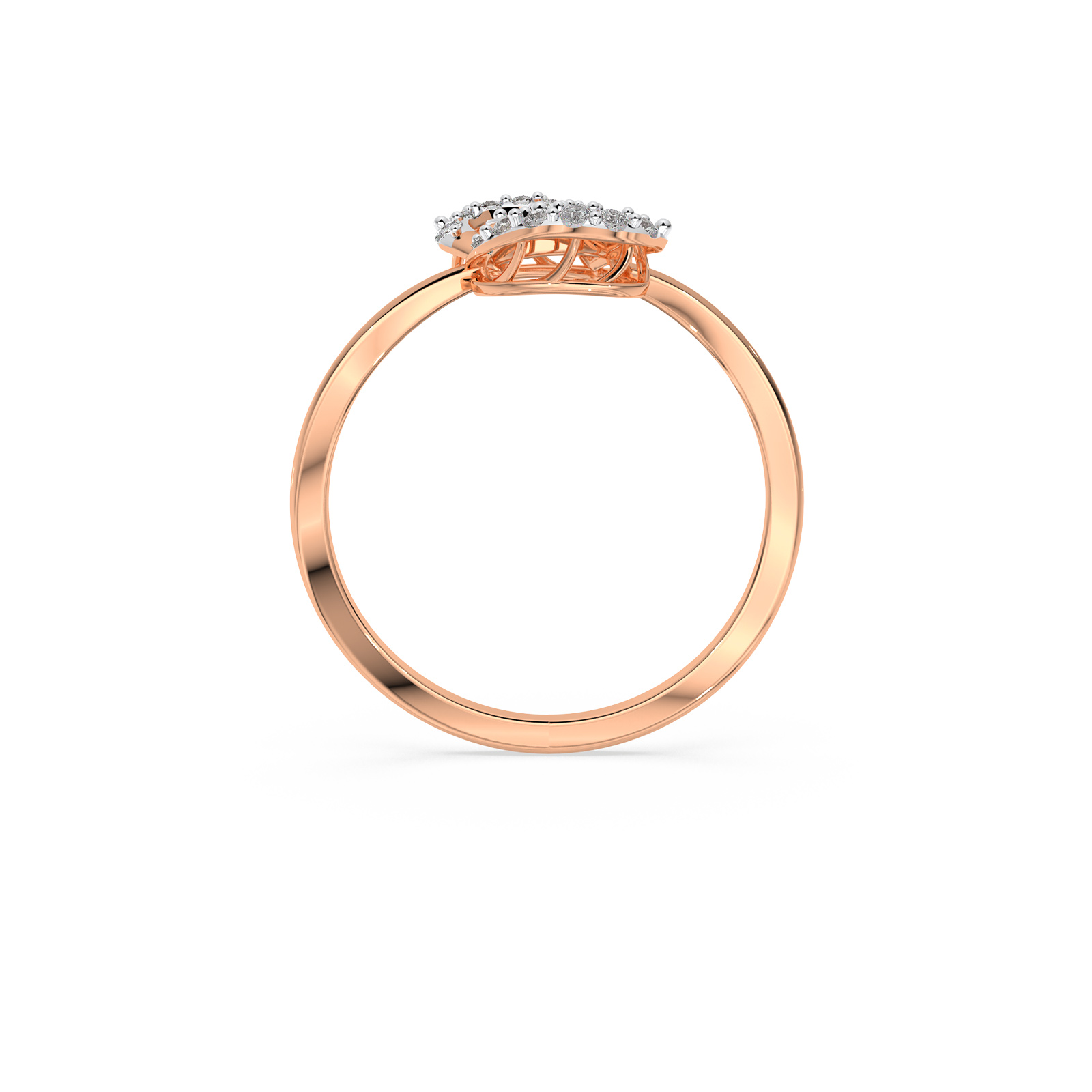 DIAMOND LADIES RING 18CT