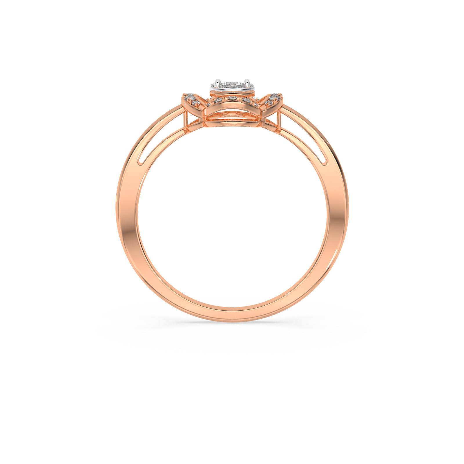 DIAMOND LADIES RING 18CT