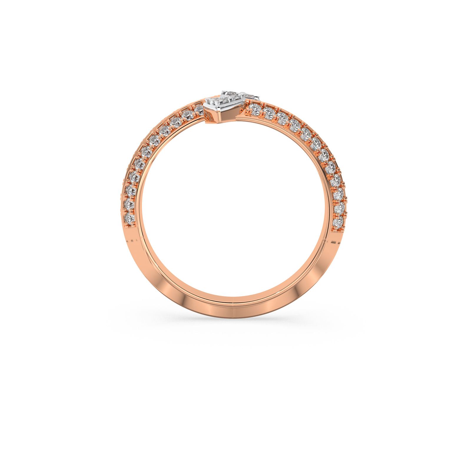DIAMOND LADIES RING 18CT