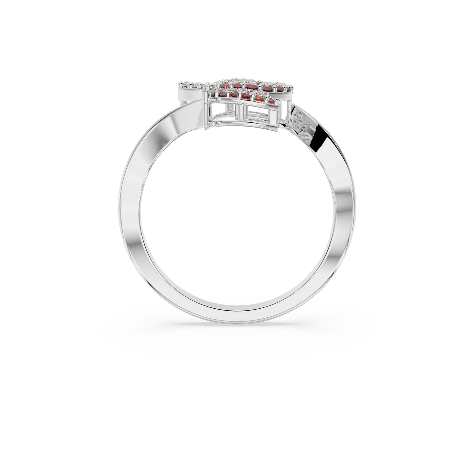 DIAMOND LADIES RING 18CT