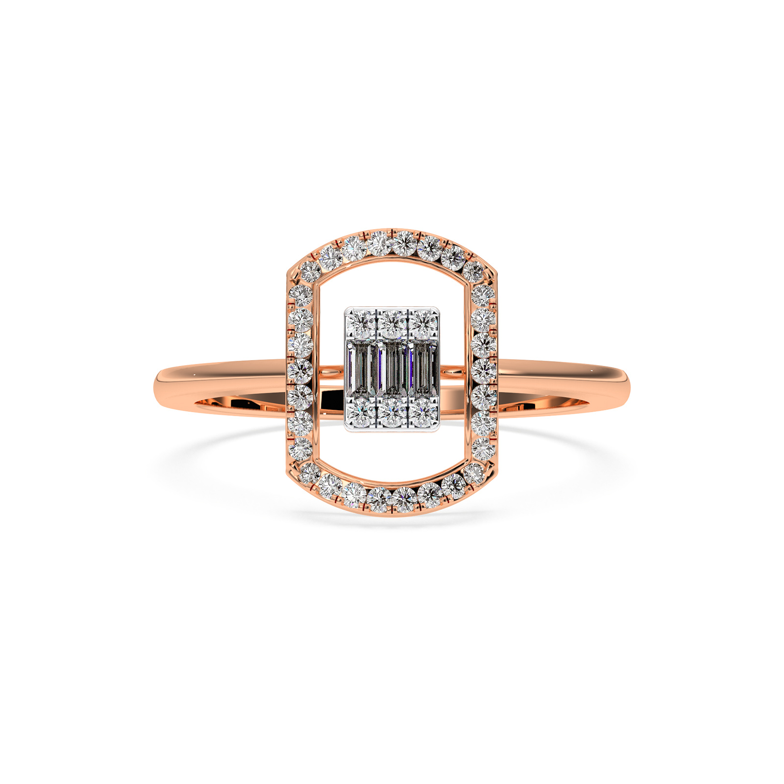 DIAMOND LADIES RING 18CT