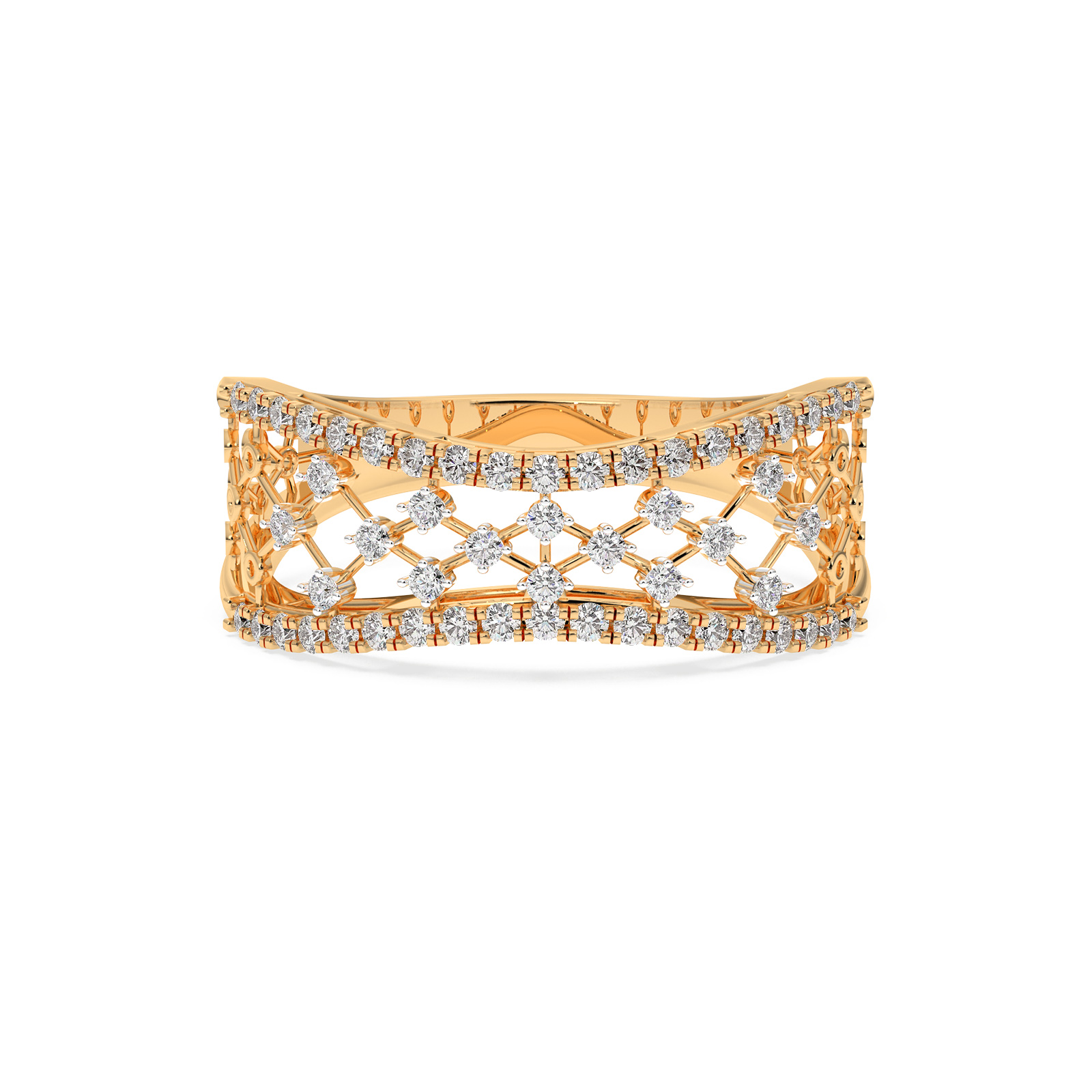 DIAMOND LADIES RING 18CT