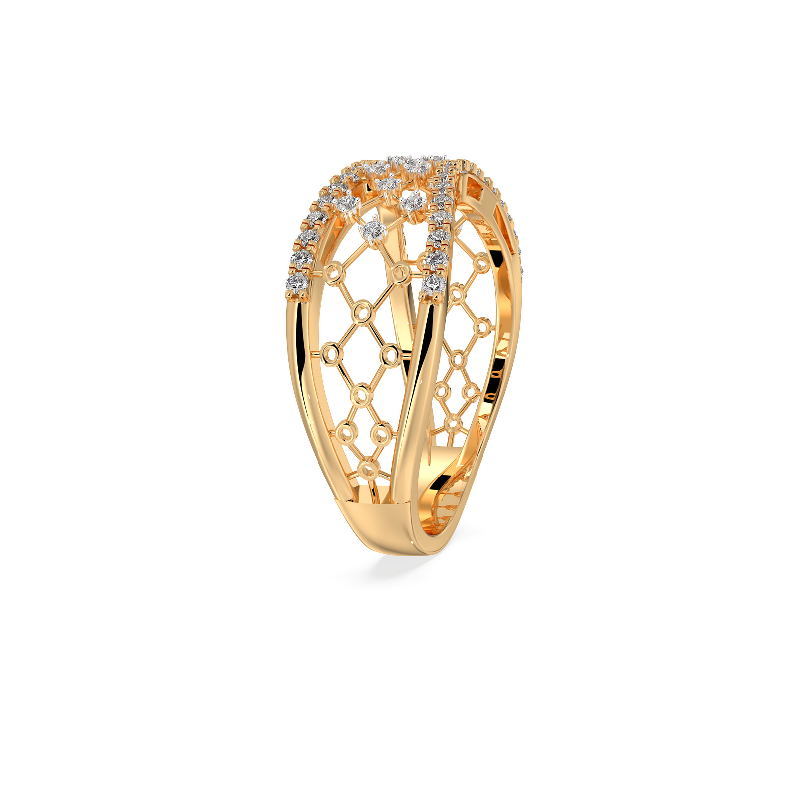 DIAMOND LADIES RING 18CT