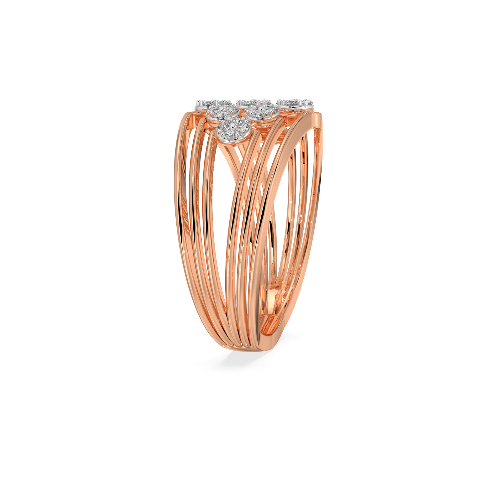 DIAMOND LADIES RING 18CT