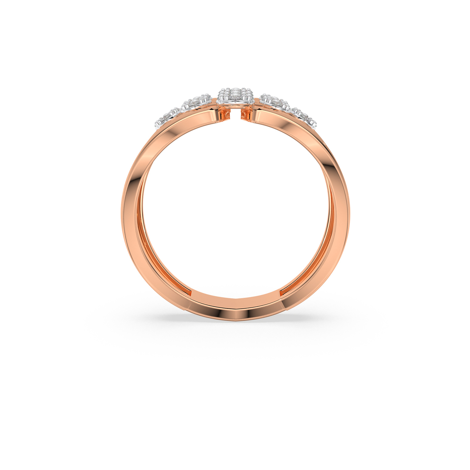 DIAMOND LADIES RING 18CT