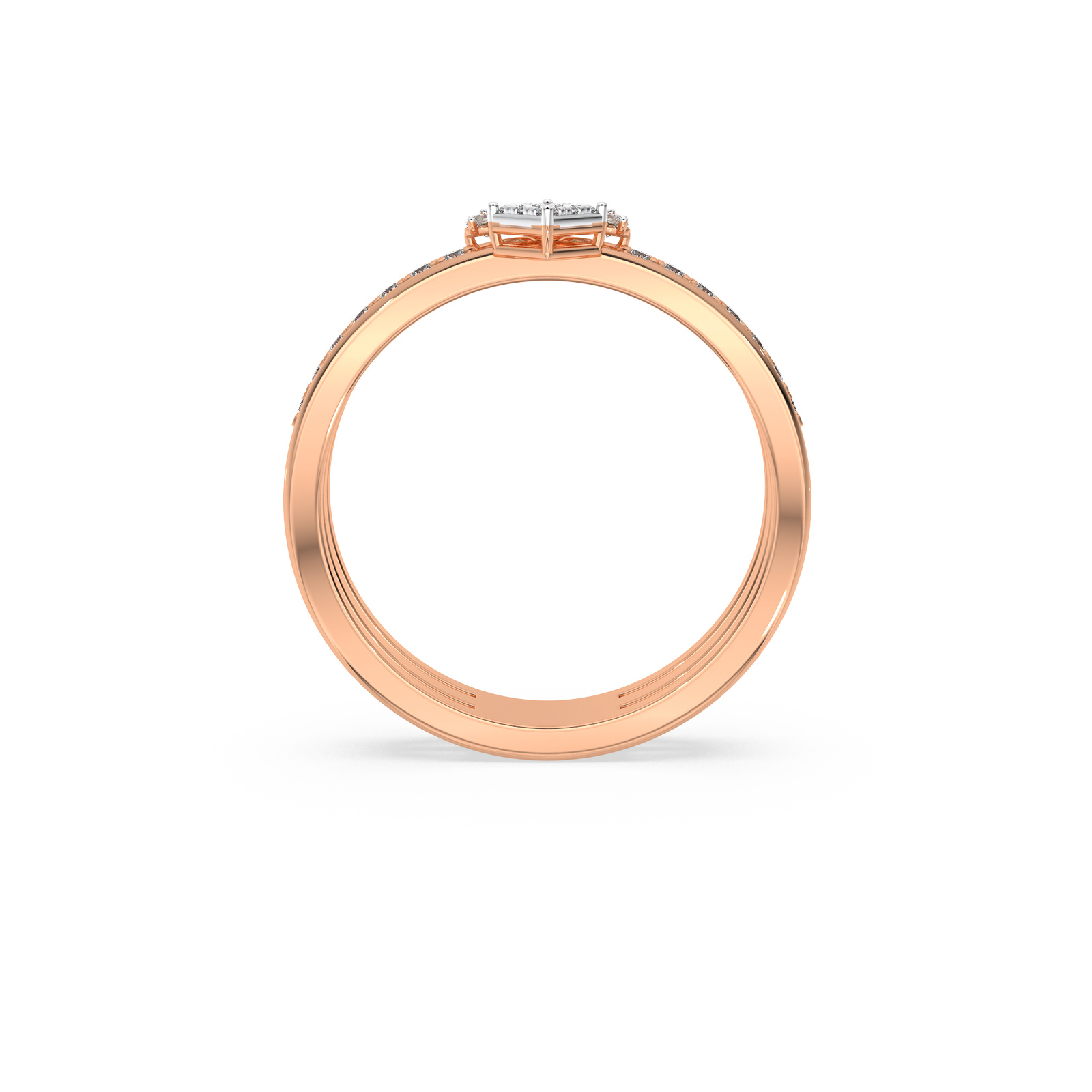 DIAMOND LADIES RING 18CT