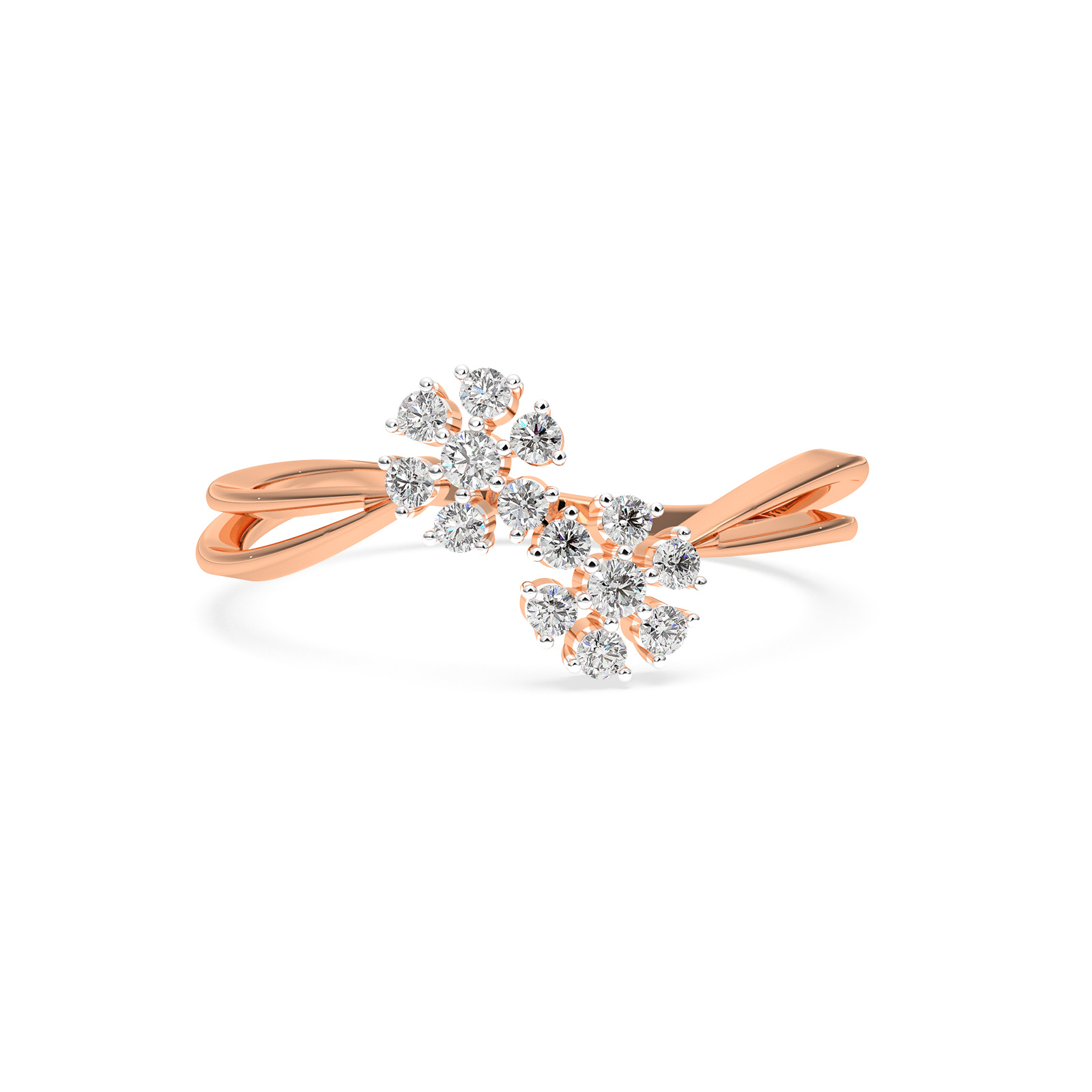 DIAMOND LADIES RING 18CT