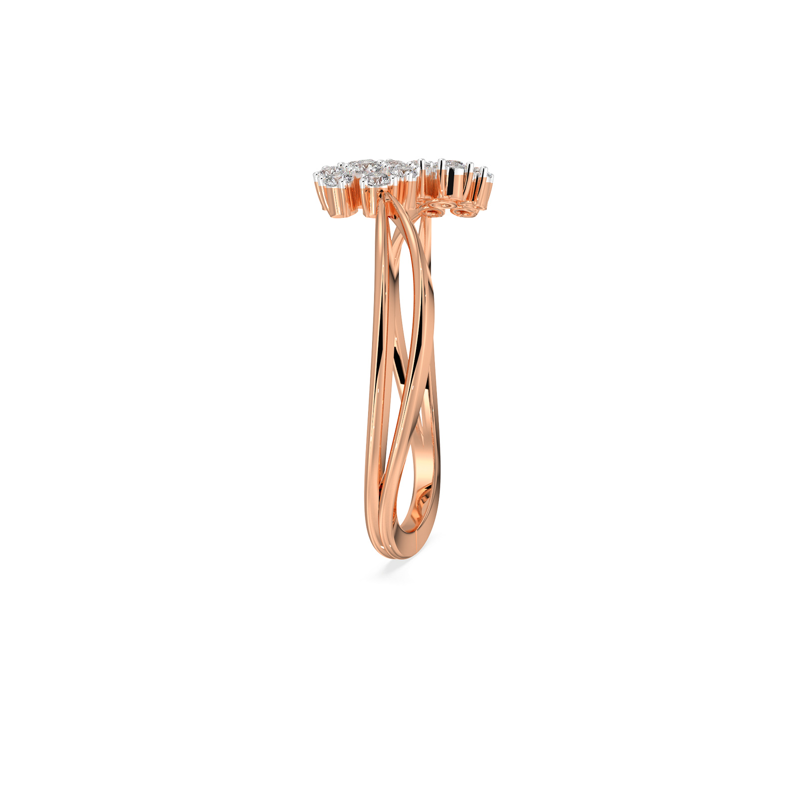 DIAMOND LADIES RING 18CT