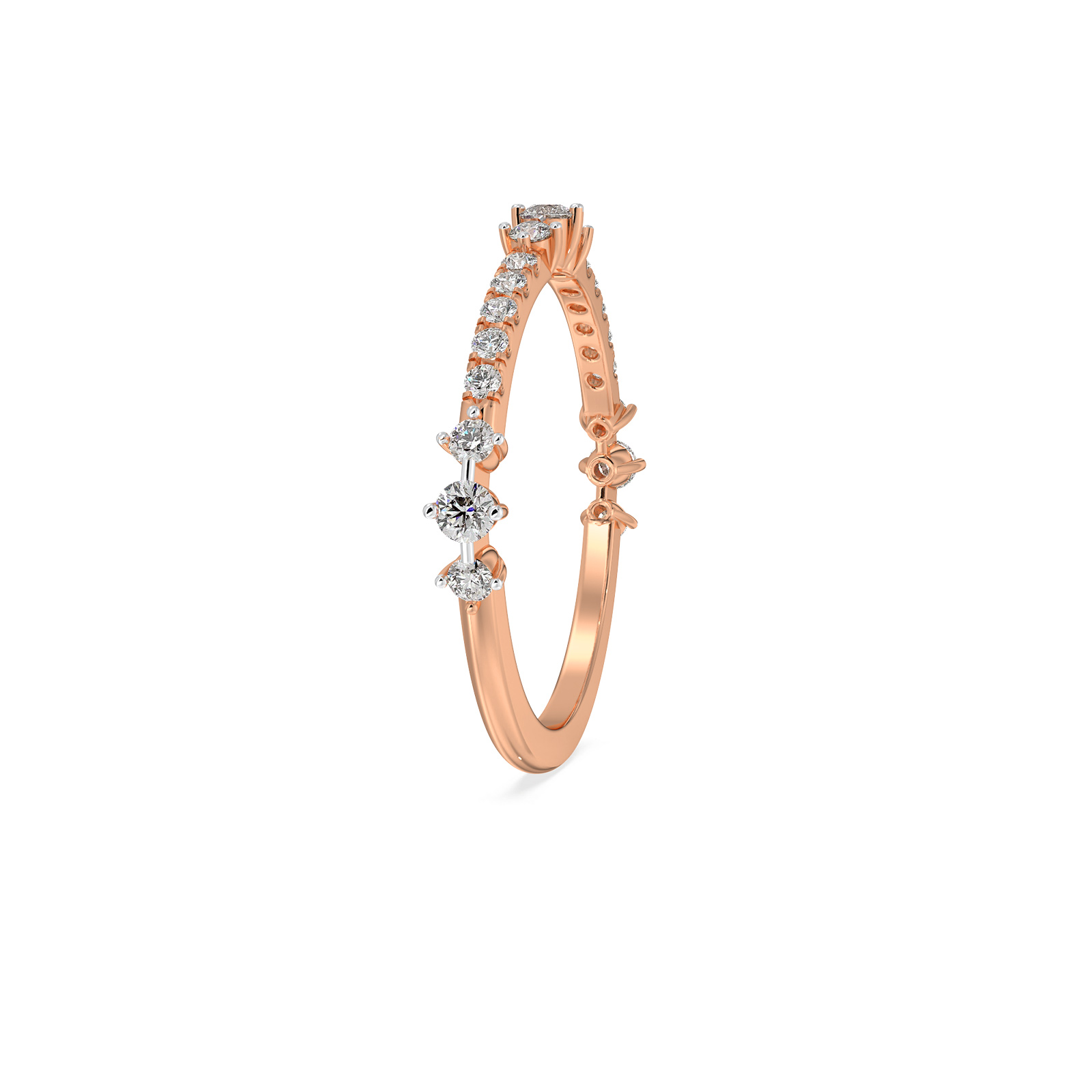 DIAMOND LADIES RING 18CT