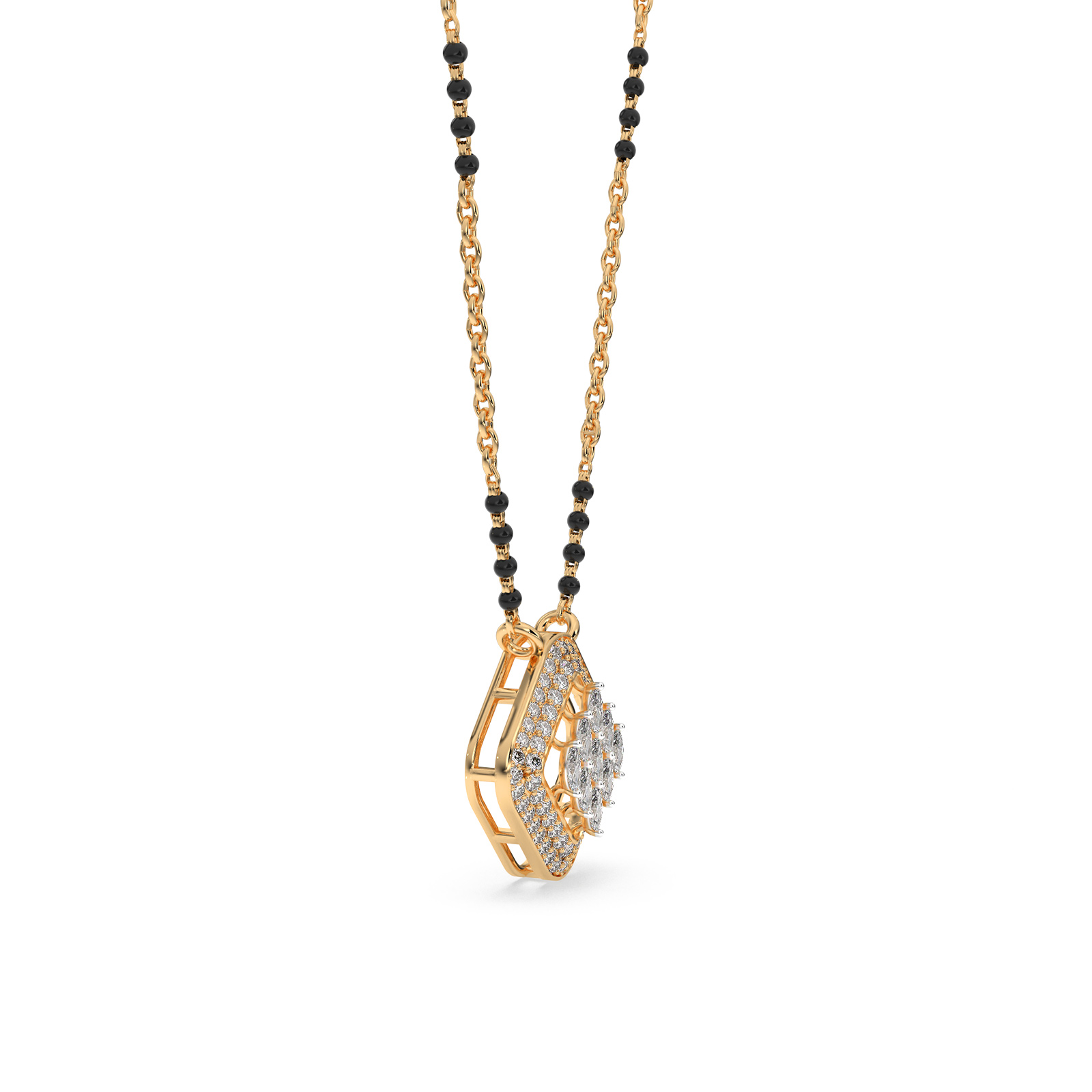 DIAMOND MANGALSUTRA 18CT