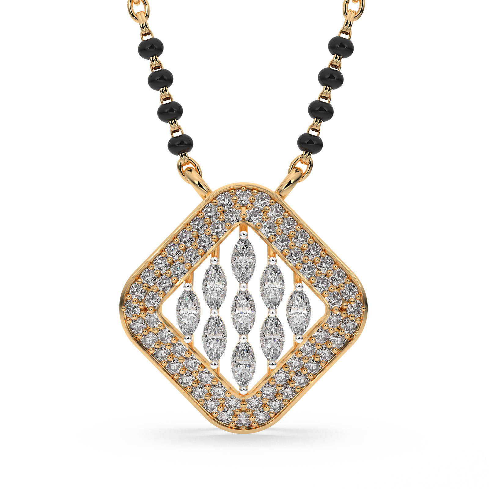DIAMOND MANGALSUTRA 18CT