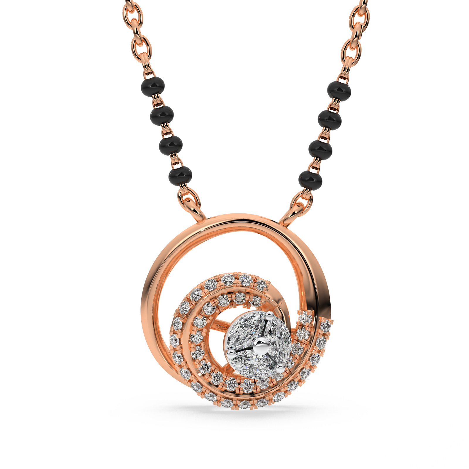 DIAMOND MANGALSUTRA 18CT