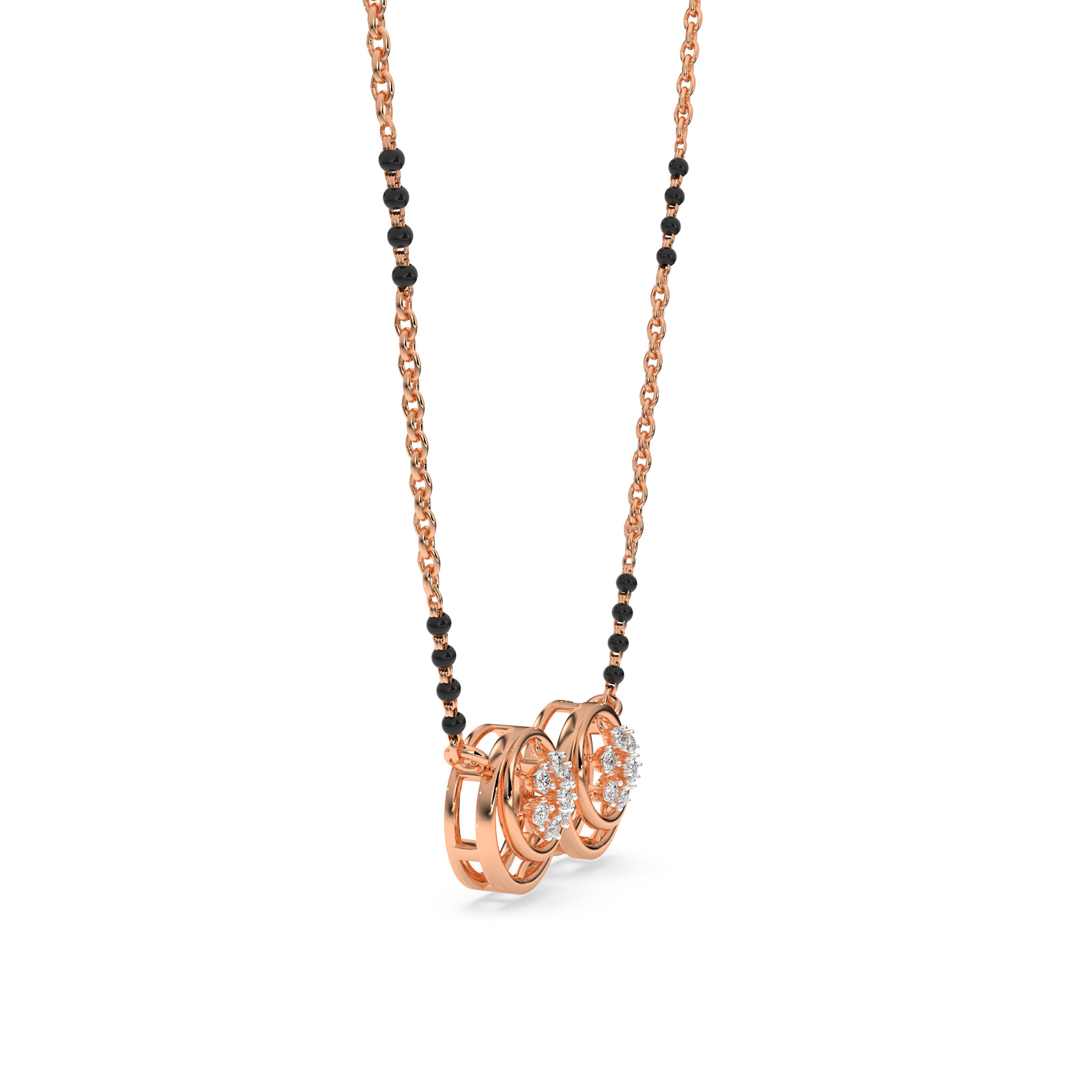 DIAMOND MANGALSUTRA 18CT
