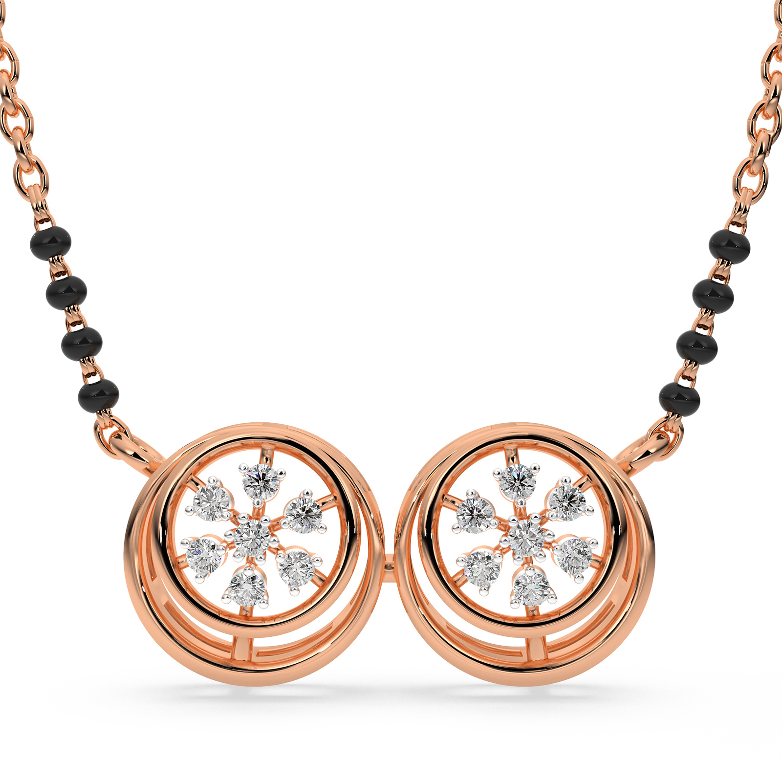 DIAMOND MANGALSUTRA 18CT