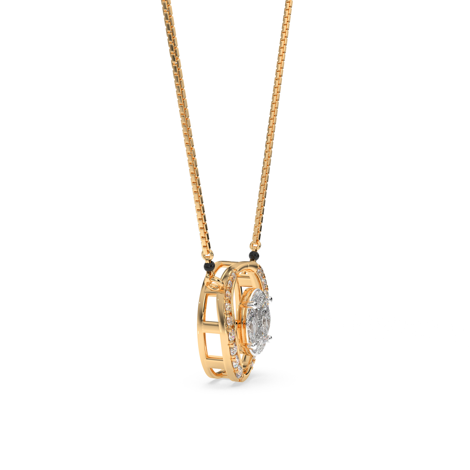 DIAMOND MANGALSUTRA 18CT
