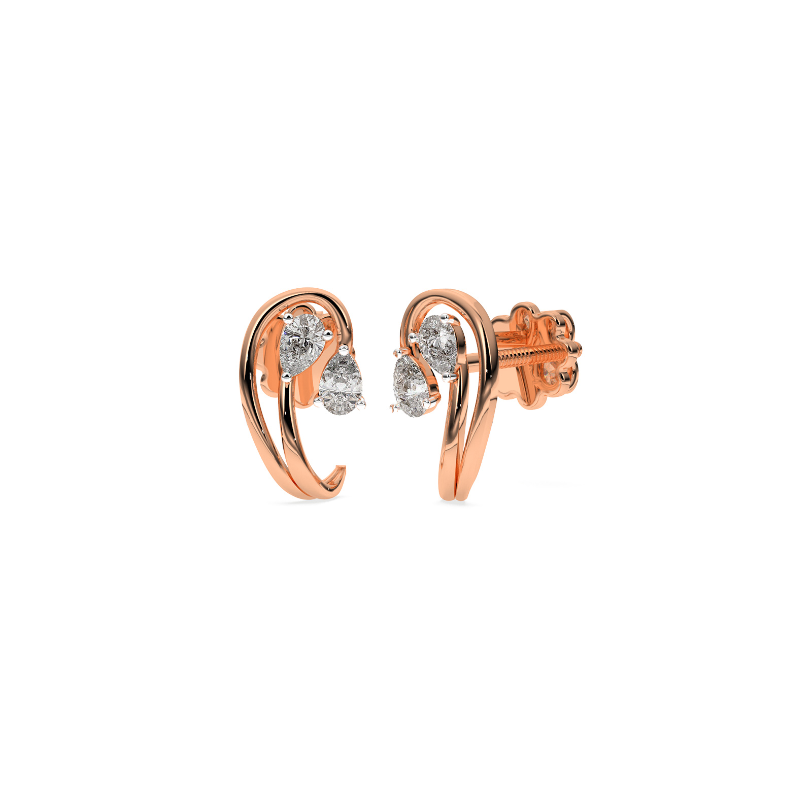 DIAMOND DOKIYA EARRING 18CT