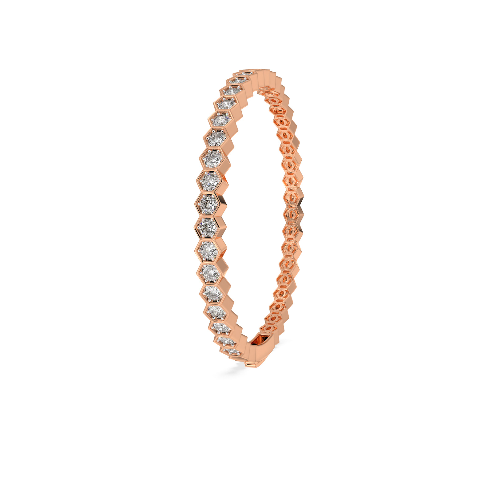 DIAMOND LADIES BRACELET 18CT