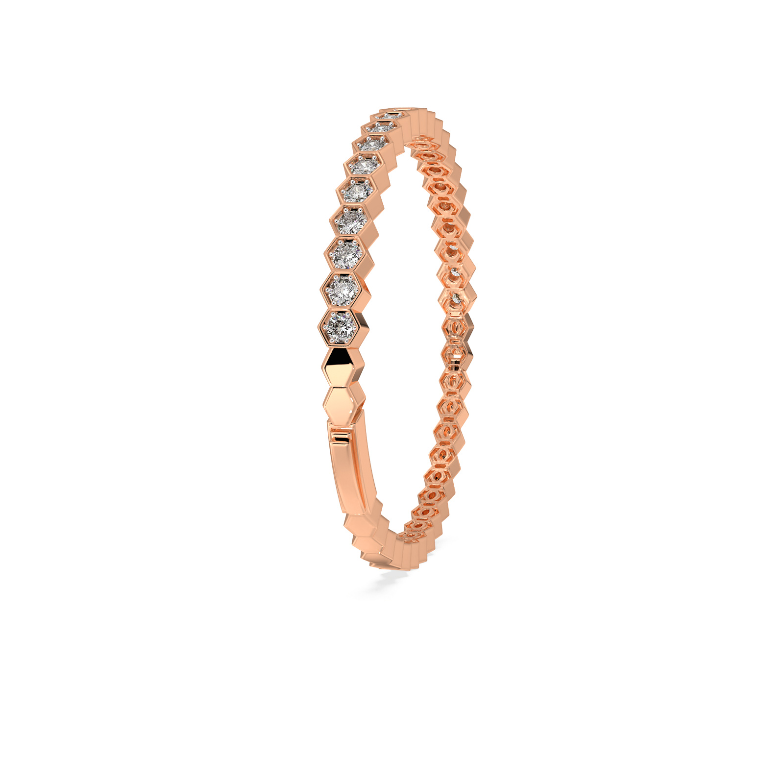 DIAMOND LADIES BRACELET 18CT