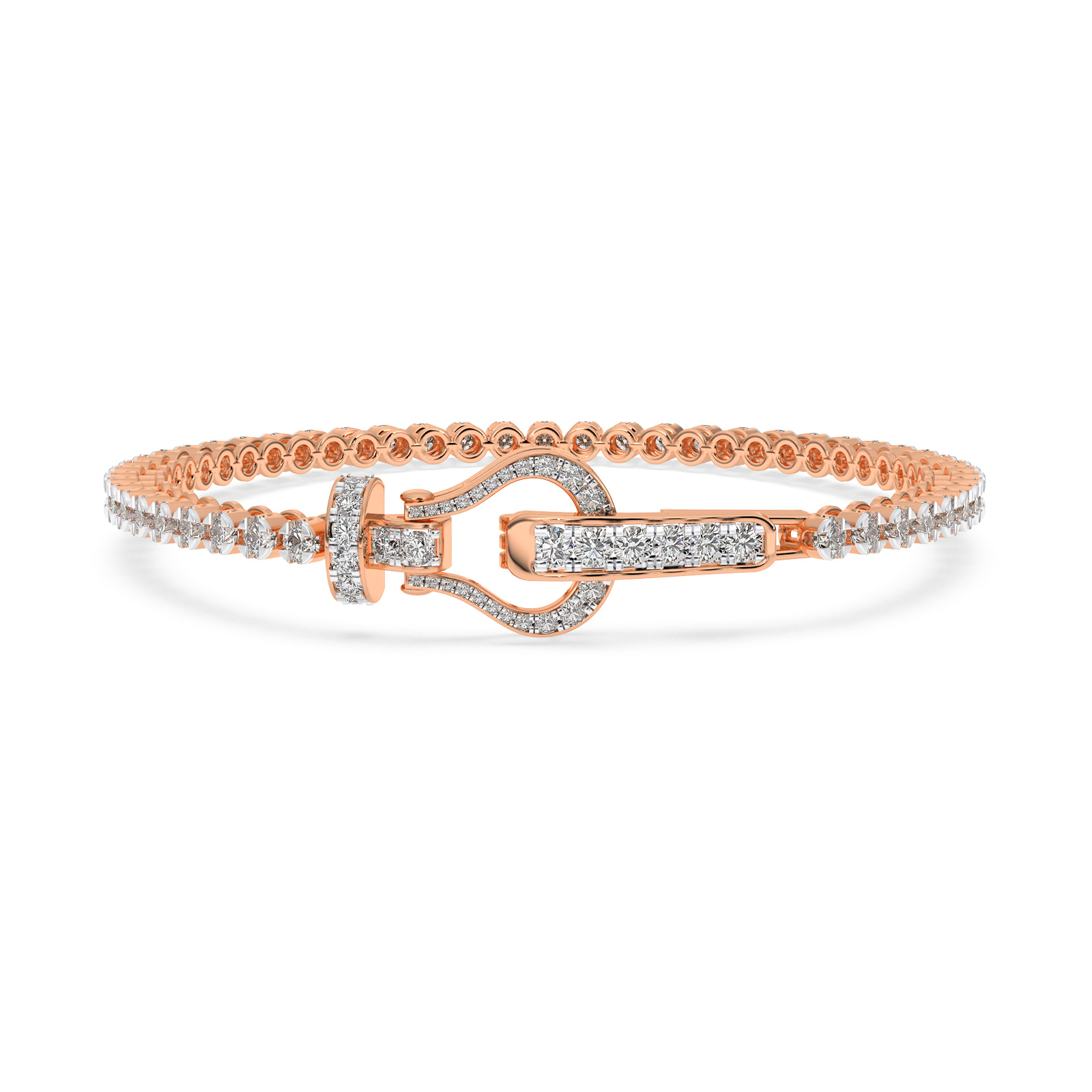 DIAMOND LADIES BRACELET 18CT