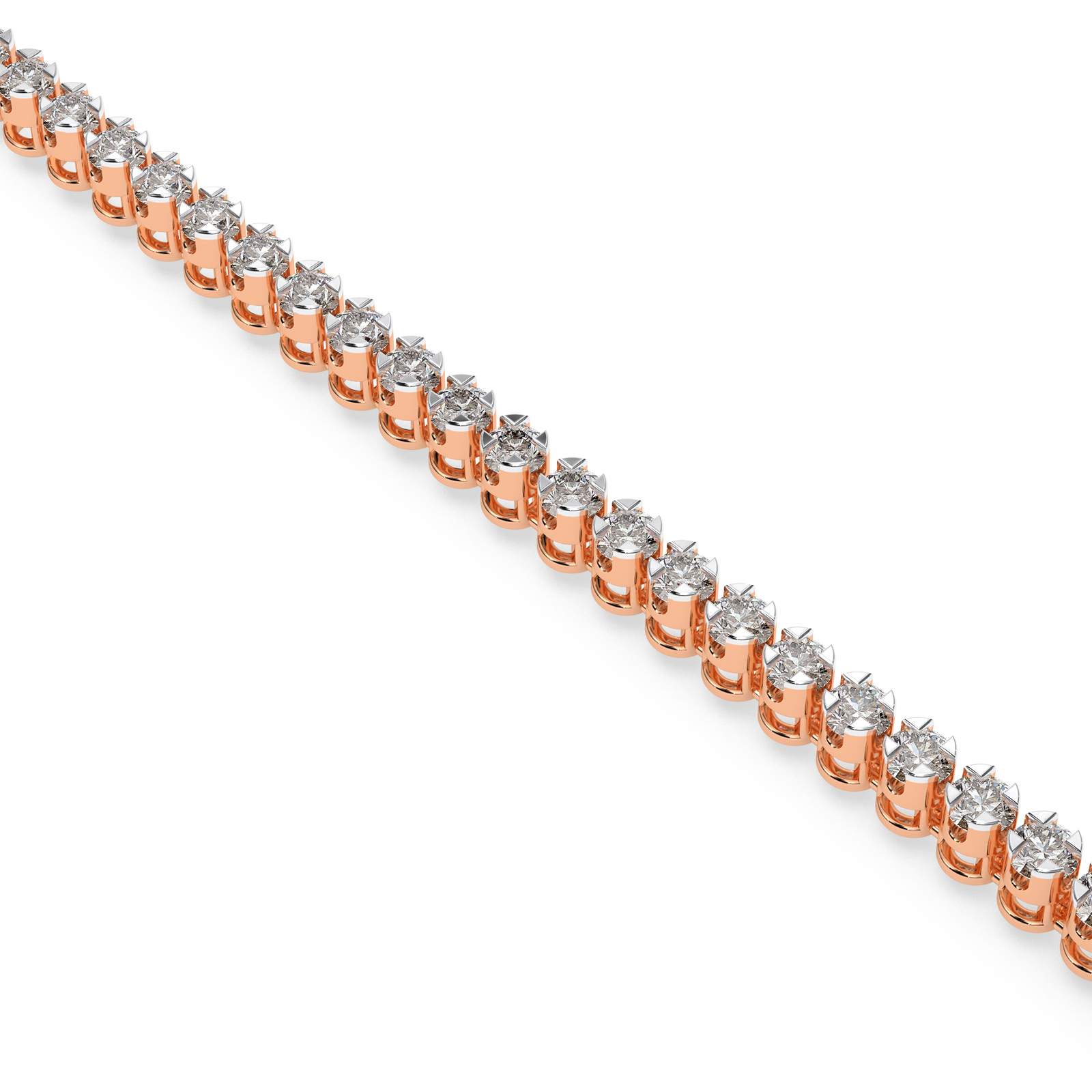 DIAMOND LADIES BRACELET 18CT