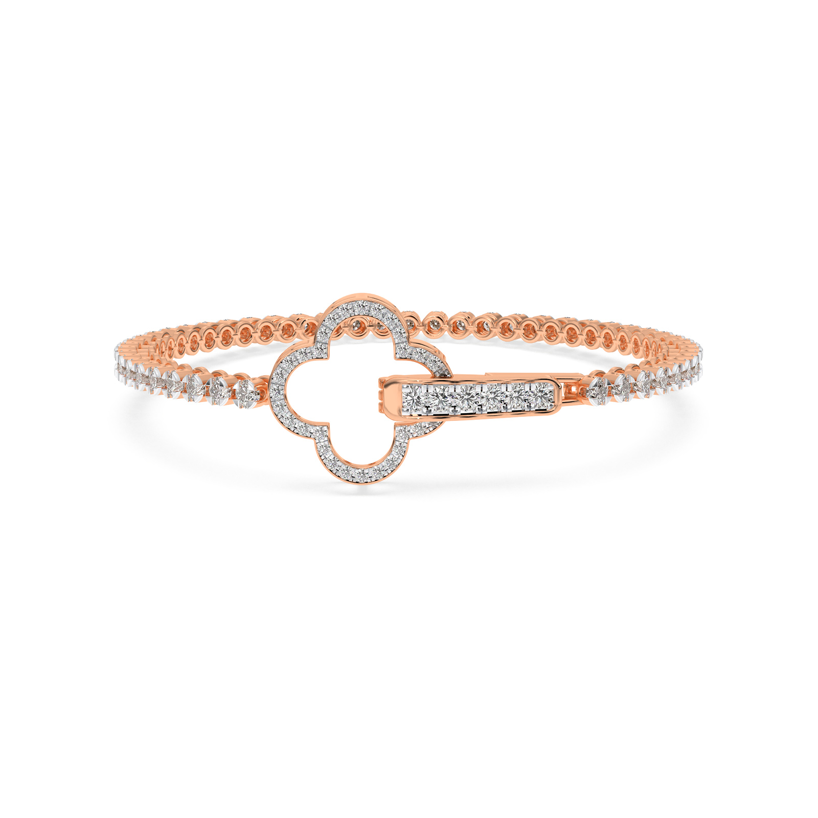 DIAMOND LADIES BRACELET 18CT
