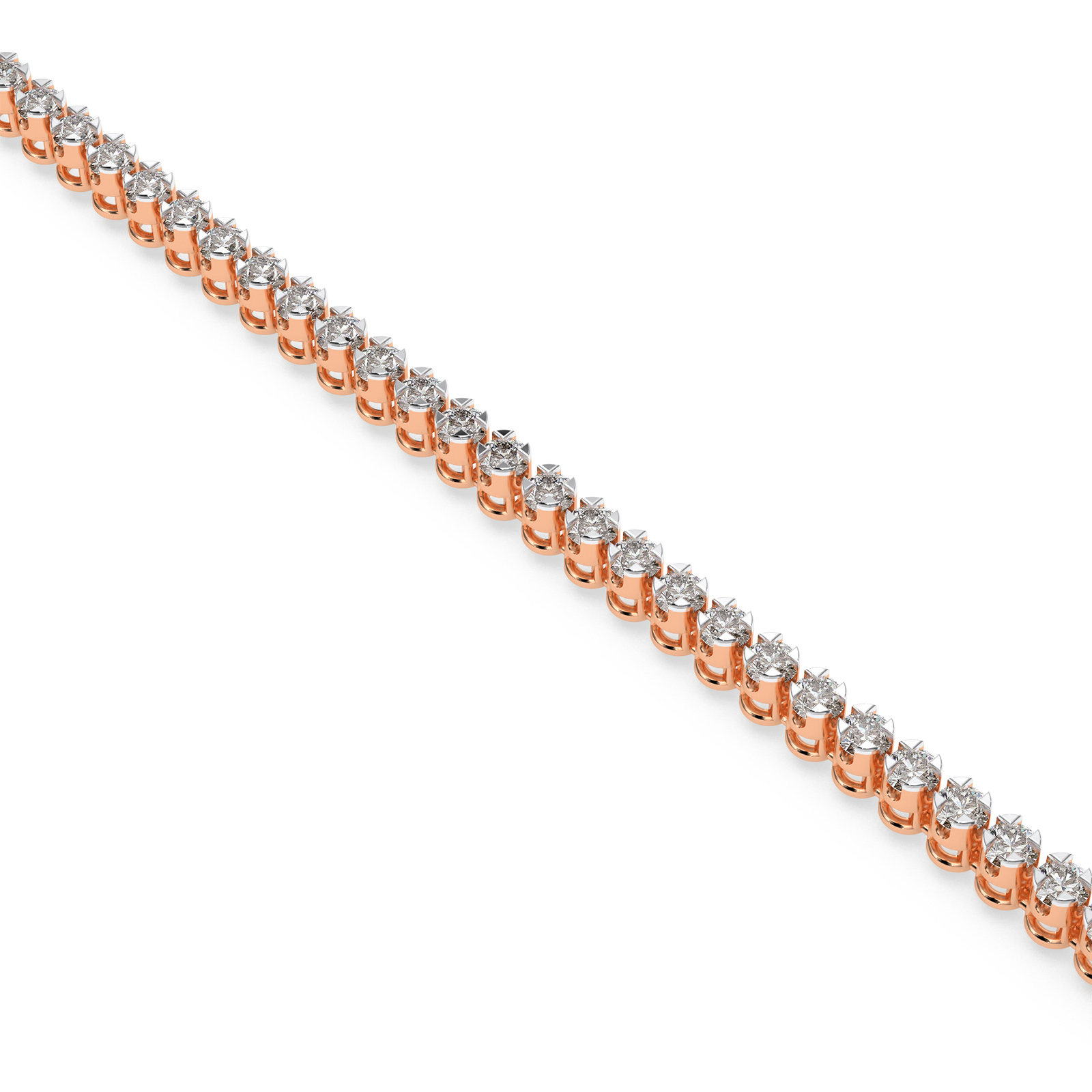 DIAMOND LADIES BRACELET 18CT
