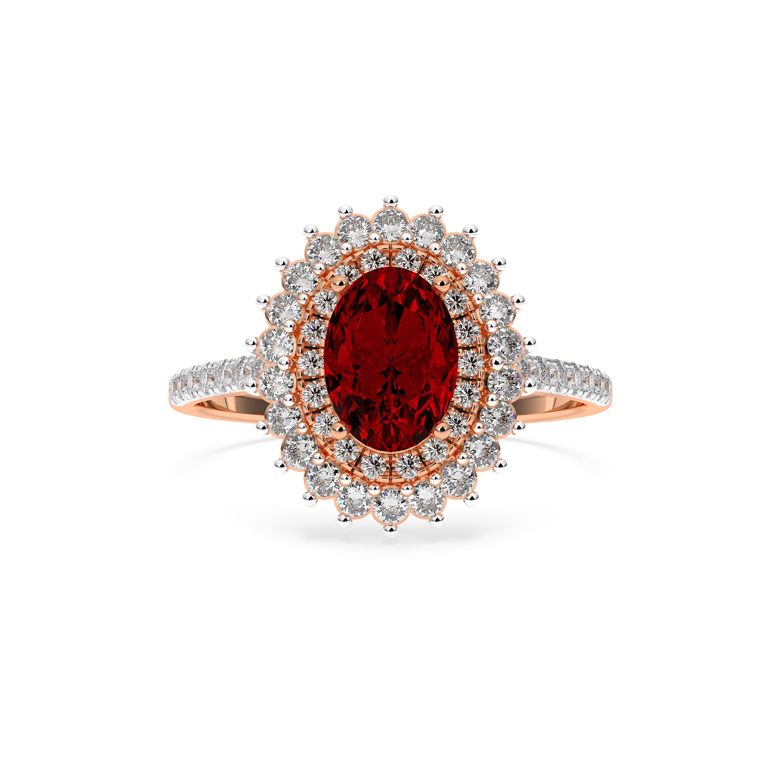 DIAMOND LADIES RING 18CT
