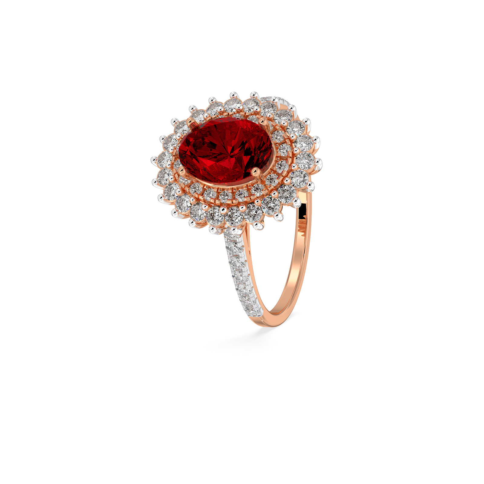 DIAMOND LADIES RING 18CT
