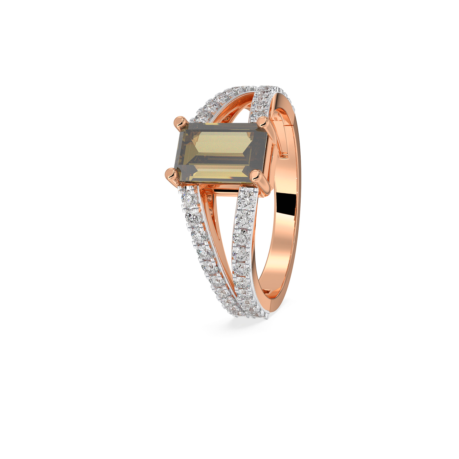 DIAMOND LADIES RING 18CT
