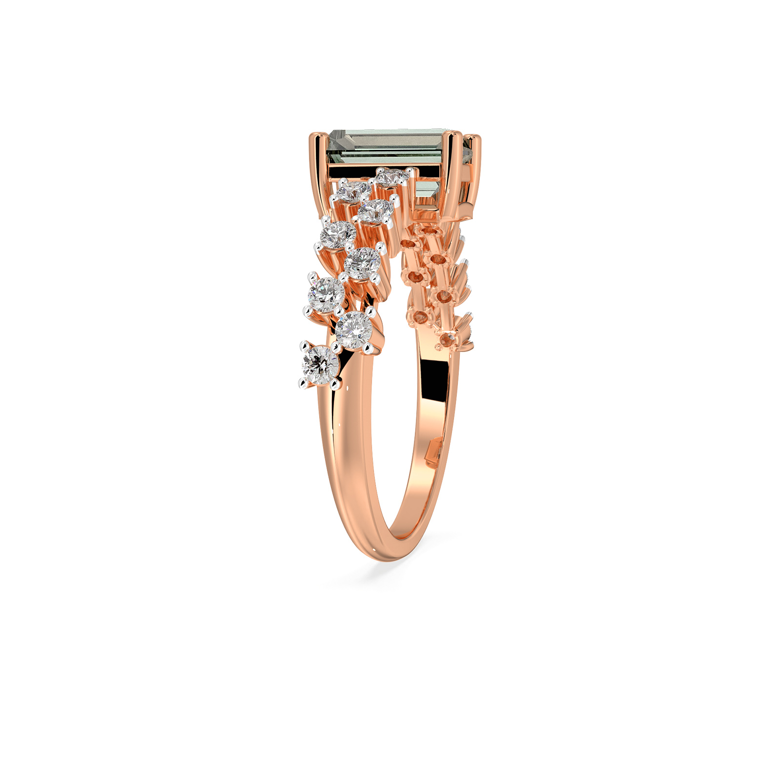 DIAMOND LADIES RING 18CT