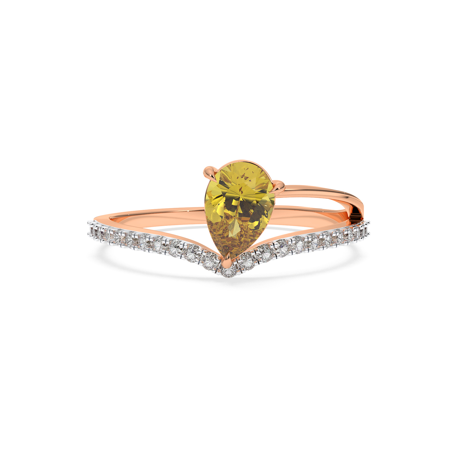 DIAMOND LADIES RING 18CT