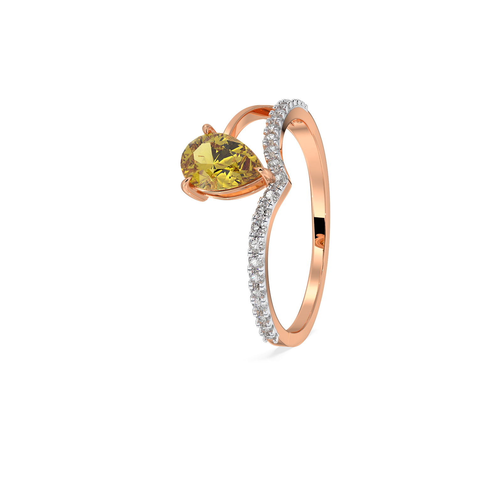 DIAMOND LADIES RING 18CT