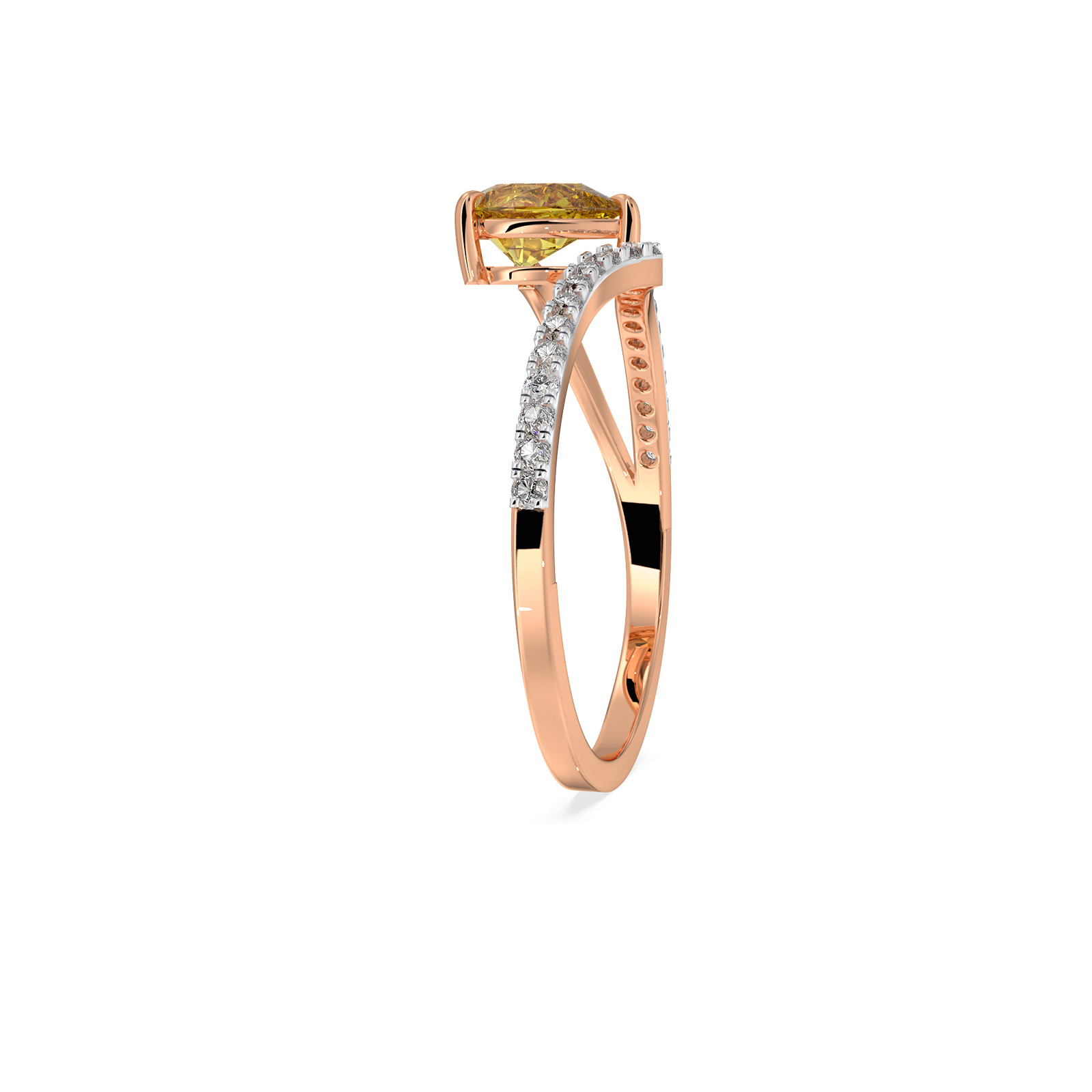 DIAMOND LADIES RING 18CT