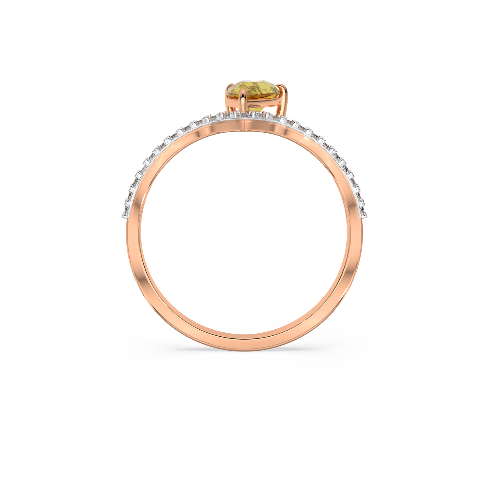 DIAMOND LADIES RING 18CT