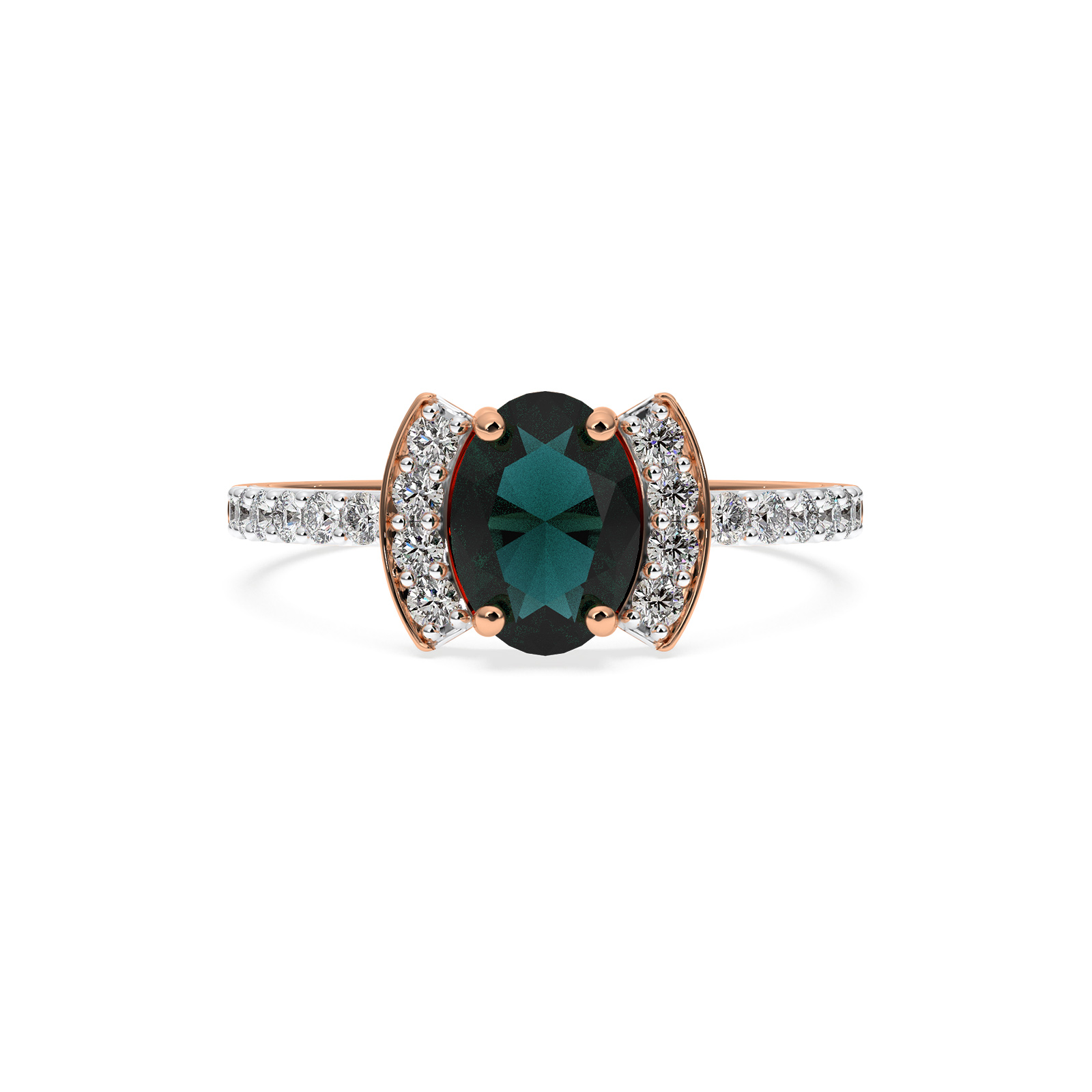 DIAMOND LADIES RING 18CT