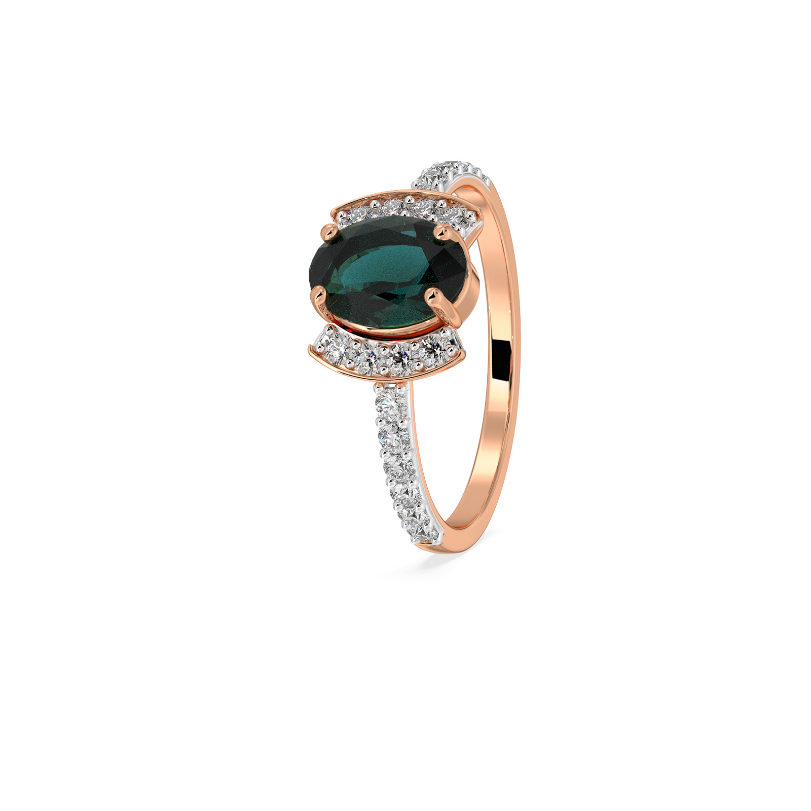 DIAMOND LADIES RING 18CT
