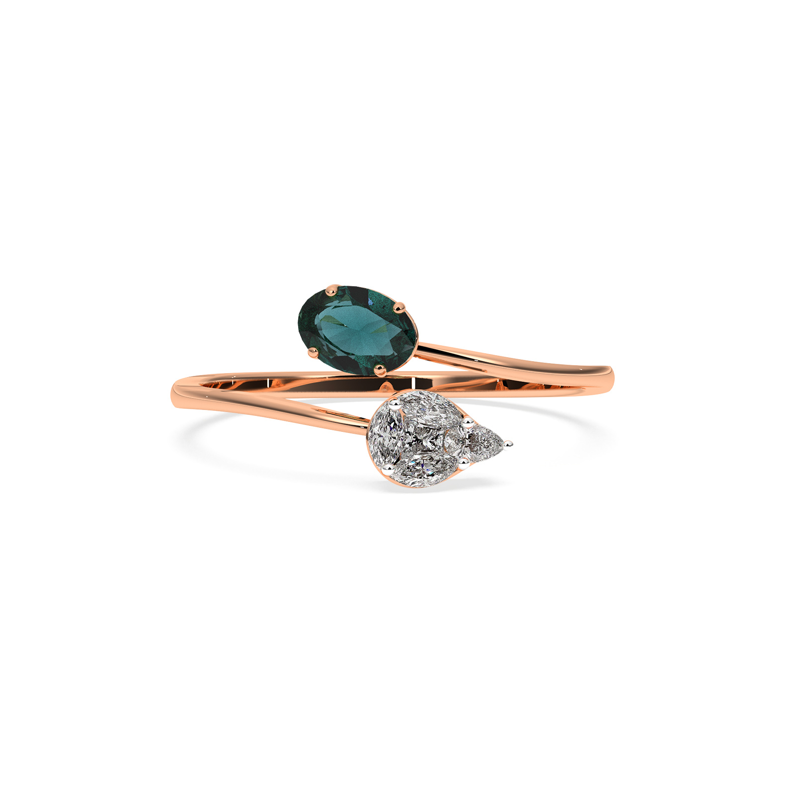 DIAMOND LADIES RING 18CT