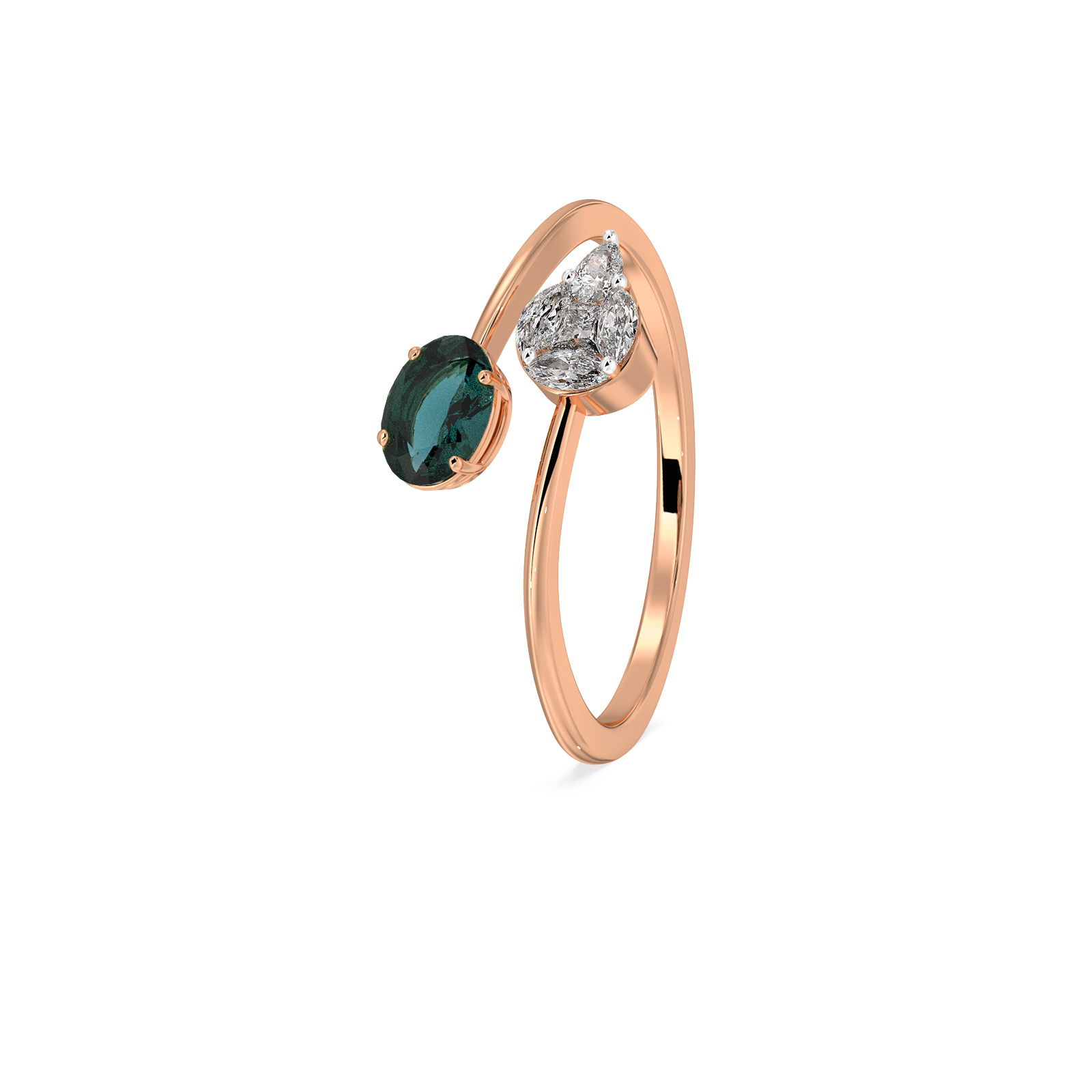 DIAMOND LADIES RING 18CT