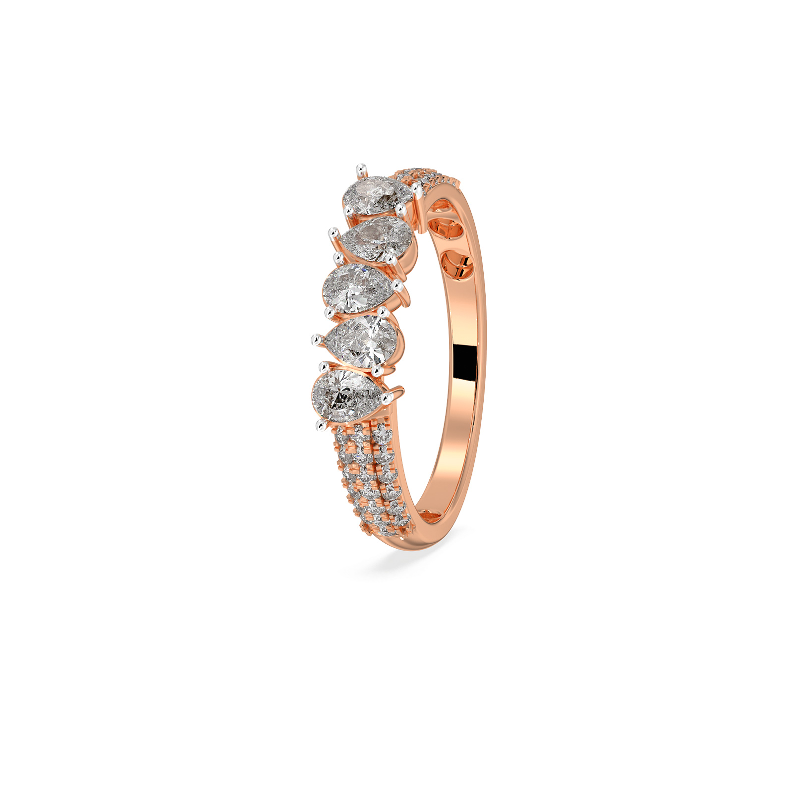 DIAMOND LADIES RING 18CT